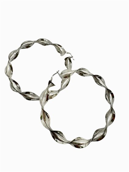 Orecchini Domar Donna Cerchi argento 925 in Argento ORAR-520-280 - ORAR-520-280